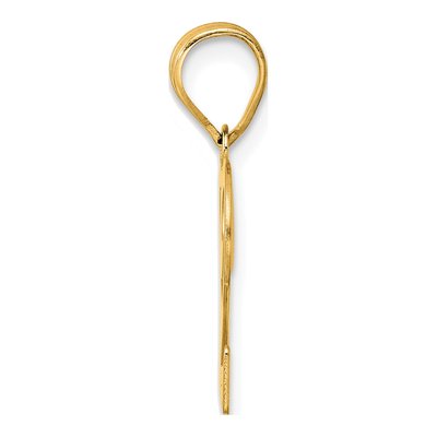 14K Yellow Gold Number 22 Pendant – view 3