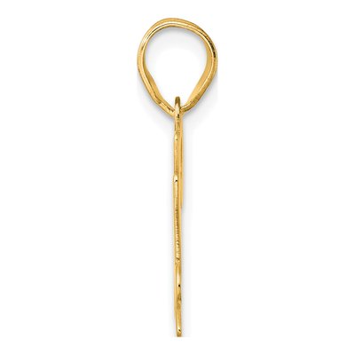 14K Yellow Gold Number 24 Pendant – view 3