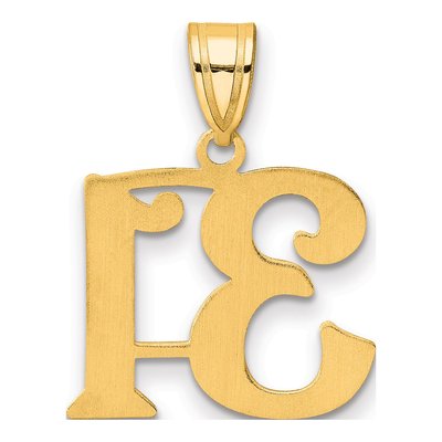 14K Yellow Gold Number 31 Pendant – view 4