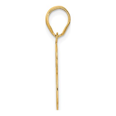 14K Yellow Gold Number 33 Pendant – view 3