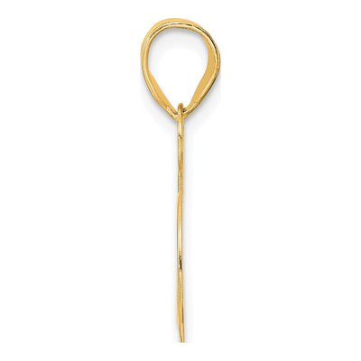 14K Yellow Gold Number 35 Pendant – view 3