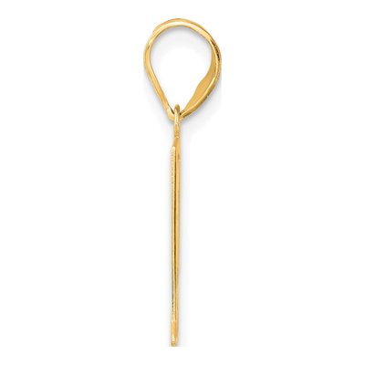 14K Yellow Gold Number 41 Pendant – view 3