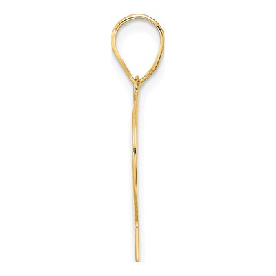 14K Yellow Gold Number 42 Pendant – view 3