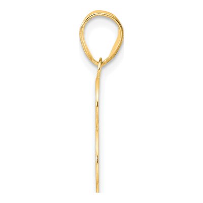 14K Yellow Gold Number 43 Pendant – view 3