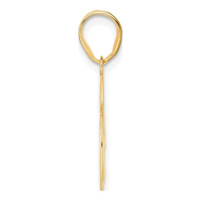 14K Yellow Gold Number 46 Pendant – view 3