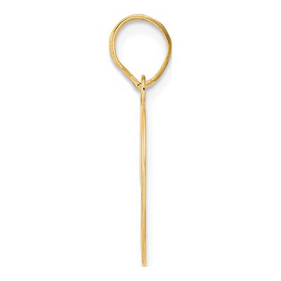 14K Yellow Gold Number 49 Pendant – view 3