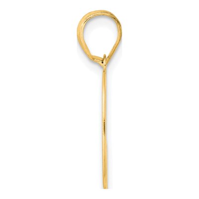 14K Yellow Gold Number 50 Pendant – view 3