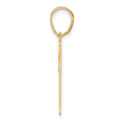 14K Yellow Gold Number 51 Pendant – view 3