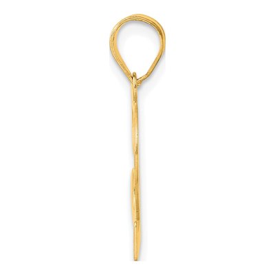 14K Yellow Gold Number 52 Pendant – view 3