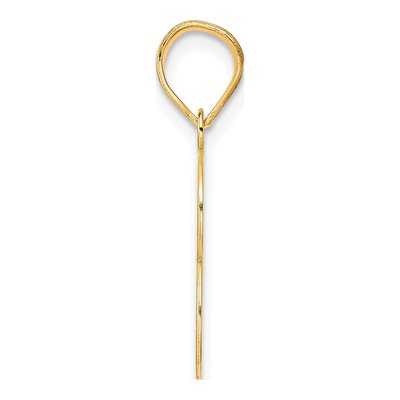 14K Yellow Gold Number 53 Pendant – view 3