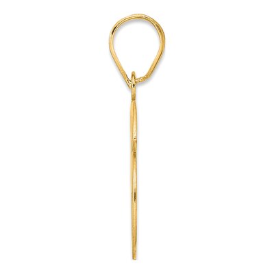14K Yellow Gold Number 56 Pendant – view 3