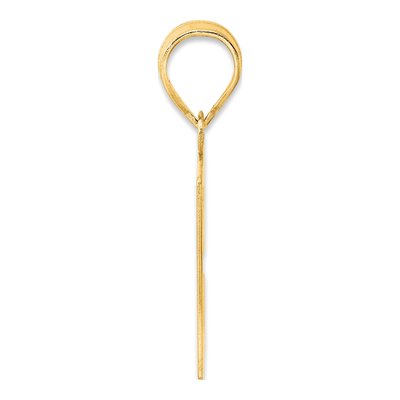 14K Yellow Gold Number 57 Pendant – view 3