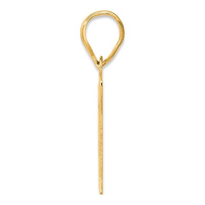 14K Yellow Gold Number 61 Pendant – view 3