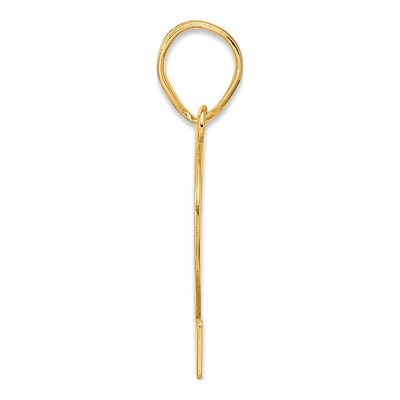 14K Yellow Gold Number 62 Pendant – view 3