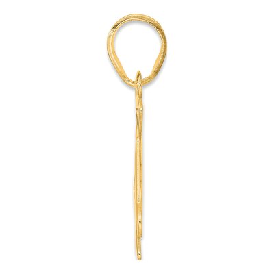 14K Yellow Gold Number 64 Pendant – view 3