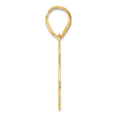 14K Yellow Gold Number 66 Pendant – view 3