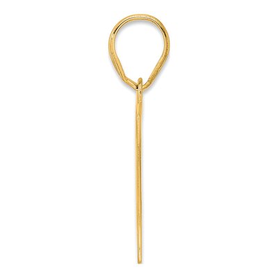 14K Yellow Gold Number 67 Pendant – view 3