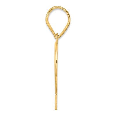 14K Yellow Gold Number 72 Pendant – view 3