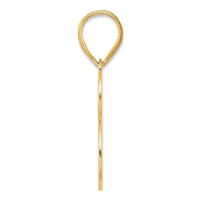 14K Yellow Gold Number 73 Pendant – view 3