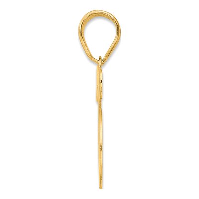 14K Yellow Gold Number 75 Pendant – view 3