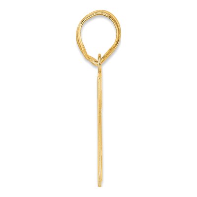 14K Yellow Gold Number 77 Pendant – view 3