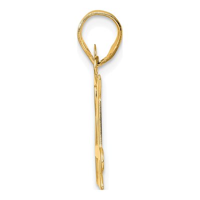 14K Yellow Gold Number 84 Pendant – view 3