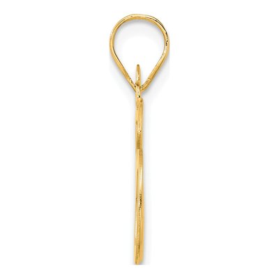 14K Yellow Gold Number 86 Pendant – view 3