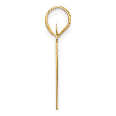 14K Yellow Gold Number 87 Pendant – view 3