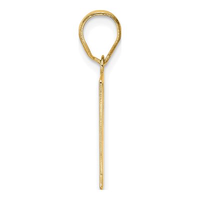 14K Yellow Gold Number 91 Pendant – view 3