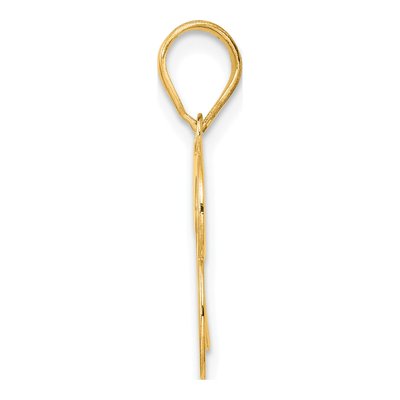 14K Yellow Gold Number 93 Pendant – view 3