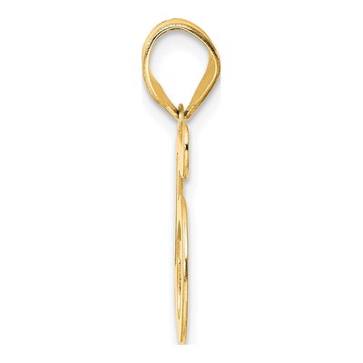 14K Yellow Gold Number 95 Pendant – view 3