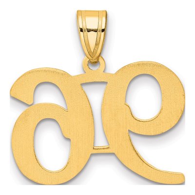 14K Yellow Gold Number 96 Pendant – view 4