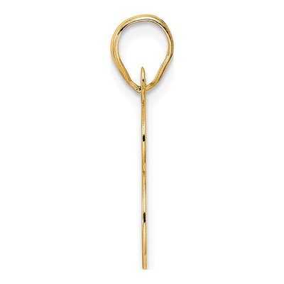 14K Yellow Gold Number 98 Pendant – view 3
