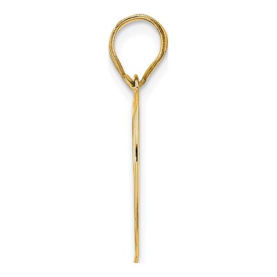 14K Yellow Gold Number 99 Pendant – view 3