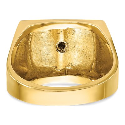 Men's 14K Two-Tone Gold Masonic Blue Lodge Ring – view 7