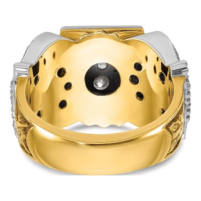 Men's 14K Two-Tone Gold Diamond 32nd Degree Masonic Ring Mounting – view 5