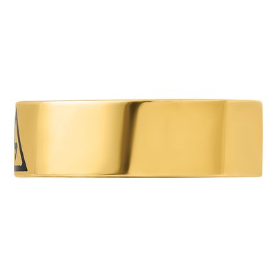 Men's 10K Yellow Gold Masonic Ring – view 3