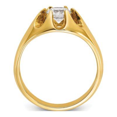 Men's 14K Yellow Gold 1 ct tw Lab-Grown Diamond Ring – view 3