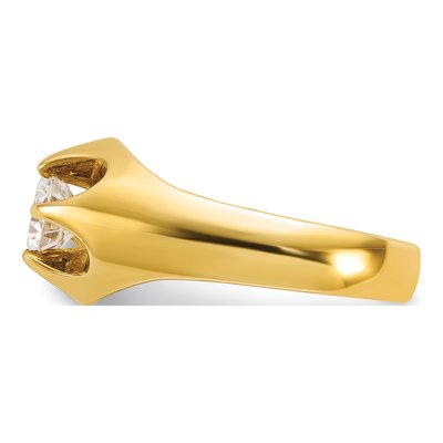Men's 14K Yellow Gold 1 ct tw Lab-Grown Diamond Ring – view 4