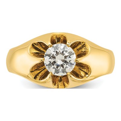 Men's 14K Yellow Gold 1 ct tw Lab-Grown Diamond Ring – view 5