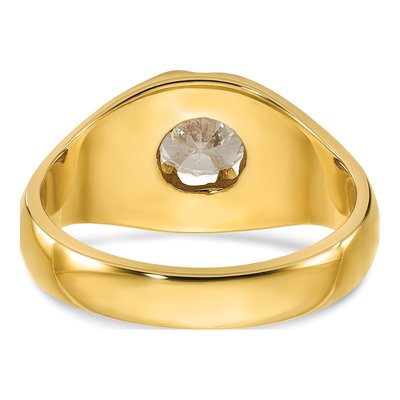 Men's 14K Yellow Gold 1 ct tw Lab-Grown Diamond Ring – view 6