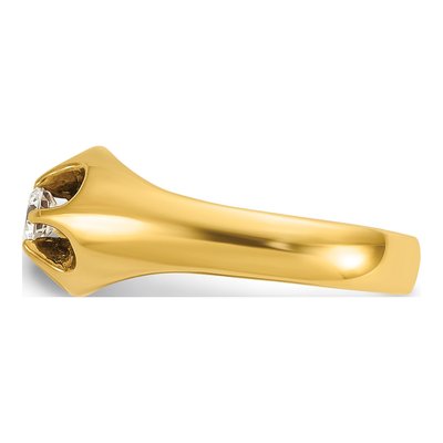 Men's 10K Yellow Gold Diamond Ring Mounting – view 5