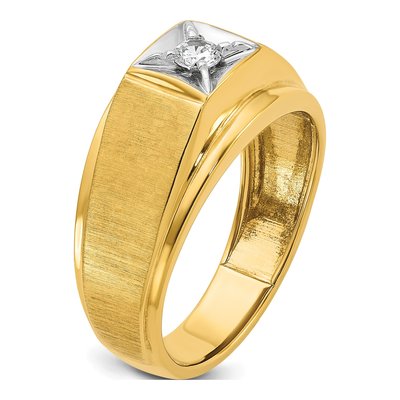 IB Goodman 14K Two-Tone Men's Diamond Ring – view 8