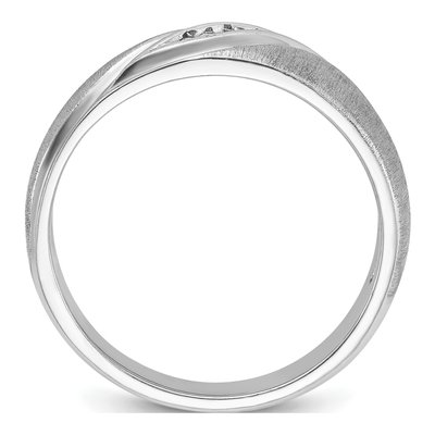 IBGoodman 14K White Gold Men's Diamond Ring – view 2