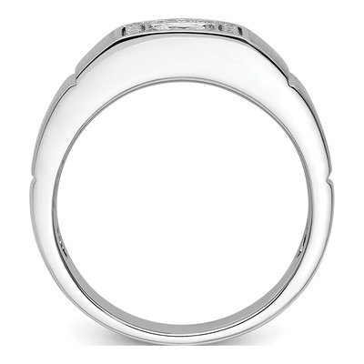 Men's 14K White Gold 1 ct tw Lab-Grown Diamond Ring – view 3