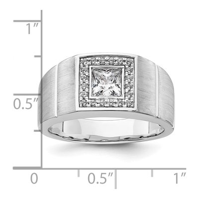 Men's 14K White Gold 1 ct tw Lab-Grown Diamond Ring – view 8