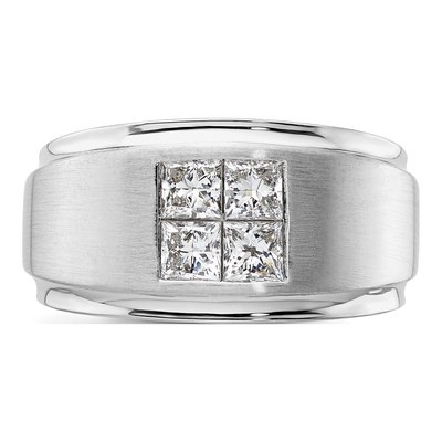 Men's 14K White Gold 7/8 ct tw Lab-Grown Diamond Ring – view 5