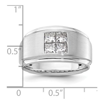 Men's 14K White Gold 7/8 ct tw Lab-Grown Diamond Ring – view 8