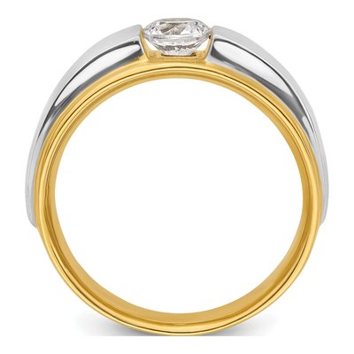 Men's 14K Two-Tone Gold 3/4 ct tw Lab-Grown Diamond Ring – view 3