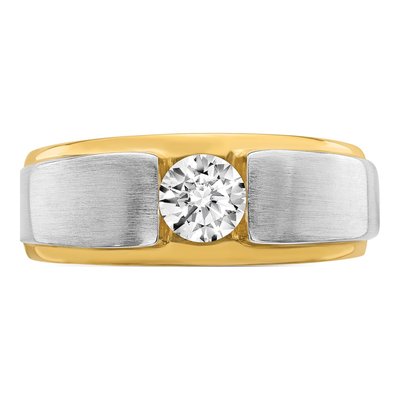 Men's 14K Two-Tone Gold 3/4 ct tw Lab-Grown Diamond Ring – view 5